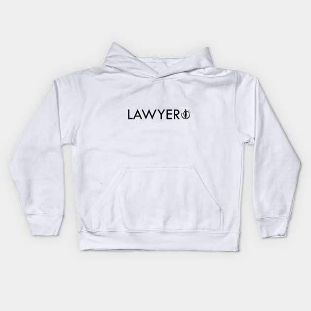 Lawyer Kids Hoodie by ryspayevkaisar